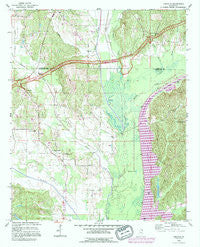 Kirkville Mississippi Historical topographic map, 1:24000 scale, 7.5 X 7.5 Minute, Year 1992