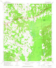 Kirkville Mississippi Historical topographic map, 1:24000 scale, 7.5 X 7.5 Minute, Year 1965