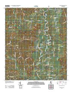 Knobtown Mississippi Historical topographic map, 1:24000 scale, 7.5 X 7.5 Minute, Year 2012
