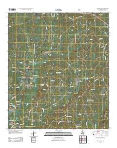 Knoxville Mississippi Historical topographic map, 1:24000 scale, 7.5 X 7.5 Minute, Year 2012