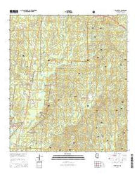 Knoxville Mississippi Current topographic map, 1:24000 scale, 7.5 X 7.5 Minute, Year 2015