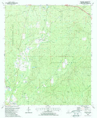 Knoxville Mississippi Historical topographic map, 1:24000 scale, 7.5 X 7.5 Minute, Year 1988