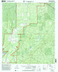 Knoxville Mississippi Historical topographic map, 1:24000 scale, 7.5 X 7.5 Minute, Year 2000