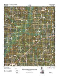 Kokomo Mississippi Historical topographic map, 1:24000 scale, 7.5 X 7.5 Minute, Year 2012