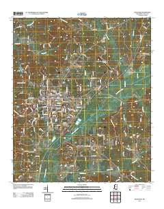 Kosciusko Mississippi Historical topographic map, 1:24000 scale, 7.5 X 7.5 Minute, Year 2012
