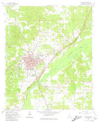 Kosciusko Mississippi Historical topographic map, 1:24000 scale, 7.5 X 7.5 Minute, Year 1964