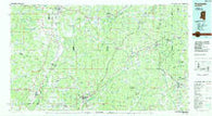 Kosciusko Mississippi Historical topographic map, 1:100000 scale, 30 X 60 Minute, Year 1984