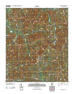 Kosciusko NE Mississippi Historical topographic map, 1:24000 scale, 7.5 X 7.5 Minute, Year 2012