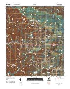 Kossuth North Mississippi Historical topographic map, 1:24000 scale, 7.5 X 7.5 Minute, Year 2010