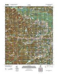 Kossuth North Mississippi Historical topographic map, 1:24000 scale, 7.5 X 7.5 Minute, Year 2012