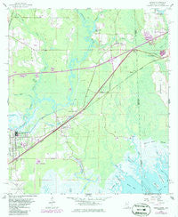 Kreole Mississippi Historical topographic map, 1:24000 scale, 7.5 X 7.5 Minute, Year 1958