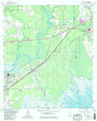 Kreole Mississippi Historical topographic map, 1:24000 scale, 7.5 X 7.5 Minute, Year 1958