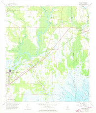 Kreole Mississippi Historical topographic map, 1:24000 scale, 7.5 X 7.5 Minute, Year 1958