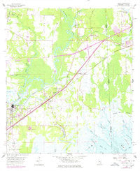 Kreole Mississippi Historical topographic map, 1:24000 scale, 7.5 X 7.5 Minute, Year 1958