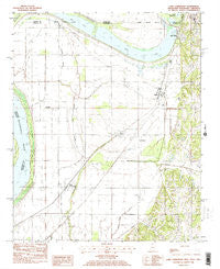 Lake Cormorant Mississippi Historical topographic map, 1:24000 scale, 7.5 X 7.5 Minute, Year 1982