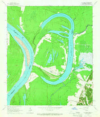 Lake Mary Mississippi Historical topographic map, 1:24000 scale, 7.5 X 7.5 Minute, Year 1965
