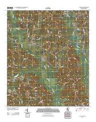 Lake Como Mississippi Historical topographic map, 1:24000 scale, 7.5 X 7.5 Minute, Year 2012