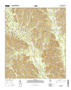 Lake Como Mississippi Current topographic map, 1:24000 scale, 7.5 X 7.5 Minute, Year 2015