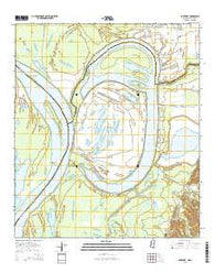 Lake Mary Mississippi Current topographic map, 1:24000 scale, 7.5 X 7.5 Minute, Year 2015