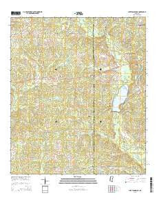 Lake Tangipahoa Mississippi Current topographic map, 1:24000 scale, 7.5 X 7.5 Minute, Year 2015
