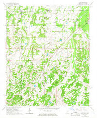 Lamar Mississippi Historical topographic map, 1:24000 scale, 7.5 X 7.5 Minute, Year 1965