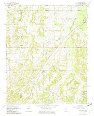 Lamar Mississippi Historical topographic map, 1:24000 scale, 7.5 X 7.5 Minute, Year 1965