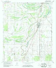 Lambert Mississippi Historical topographic map, 1:24000 scale, 7.5 X 7.5 Minute, Year 1967