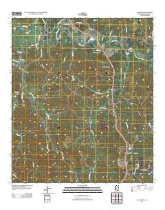 Laneheart Mississippi Historical topographic map, 1:24000 scale, 7.5 X 7.5 Minute, Year 2012