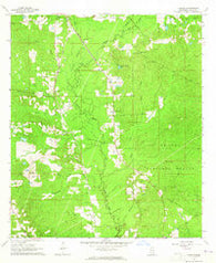 Lanham Mississippi Historical topographic map, 1:24000 scale, 7.5 X 7.5 Minute, Year 1964