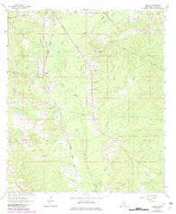 Lanham Mississippi Historical topographic map, 1:24000 scale, 7.5 X 7.5 Minute, Year 1964