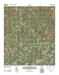 Latimer Mississippi Historical topographic map, 1:24000 scale, 7.5 X 7.5 Minute, Year 2012