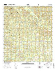 Latimer Mississippi Current topographic map, 1:24000 scale, 7.5 X 7.5 Minute, Year 2015