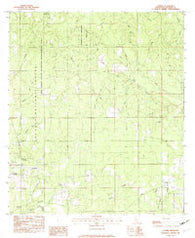 Latimer Mississippi Historical topographic map, 1:24000 scale, 7.5 X 7.5 Minute, Year 1982