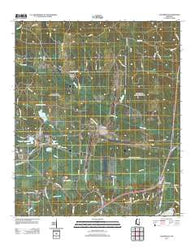 Lauderdale Mississippi Historical topographic map, 1:24000 scale, 7.5 X 7.5 Minute, Year 2012