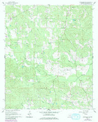 Lauderdale NW Mississippi Historical topographic map, 1:24000 scale, 7.5 X 7.5 Minute, Year 1962