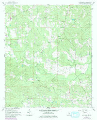 Lauderdale NW Mississippi Historical topographic map, 1:24000 scale, 7.5 X 7.5 Minute, Year 1962