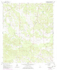 Lauderdale NW Mississippi Historical topographic map, 1:24000 scale, 7.5 X 7.5 Minute, Year 1962