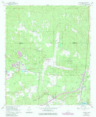 Lauderdale Mississippi Historical topographic map, 1:24000 scale, 7.5 X 7.5 Minute, Year 1962