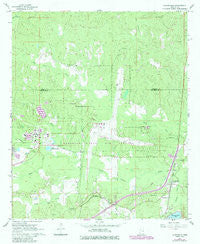 Lauderdale Mississippi Historical topographic map, 1:24000 scale, 7.5 X 7.5 Minute, Year 1962