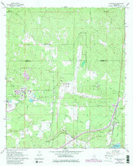 Lauderdale Mississippi Historical topographic map, 1:24000 scale, 7.5 X 7.5 Minute, Year 1962