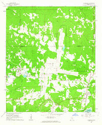 Lauderdale Mississippi Historical topographic map, 1:24000 scale, 7.5 X 7.5 Minute, Year 1962