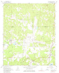 Lauderdale Mississippi Historical topographic map, 1:24000 scale, 7.5 X 7.5 Minute, Year 1962