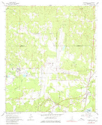 Lauderdale Mississippi Historical topographic map, 1:24000 scale, 7.5 X 7.5 Minute, Year 1962