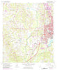 Laurel West Mississippi Historical topographic map, 1:24000 scale, 7.5 X 7.5 Minute, Year 1964