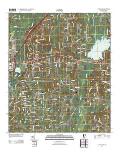 Laurel East Mississippi Historical topographic map, 1:24000 scale, 7.5 X 7.5 Minute, Year 2012