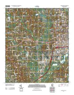 Laurel West Mississippi Historical topographic map, 1:24000 scale, 7.5 X 7.5 Minute, Year 2012