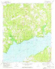 Laws Hill Mississippi Historical topographic map, 1:24000 scale, 7.5 X 7.5 Minute, Year 1971