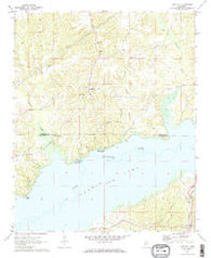 Laws Hill Mississippi Historical topographic map, 1:24000 scale, 7.5 X 7.5 Minute, Year 1971