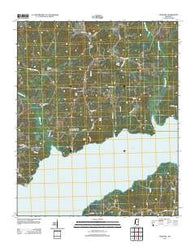 Laws Hill Mississippi Historical topographic map, 1:24000 scale, 7.5 X 7.5 Minute, Year 2012
