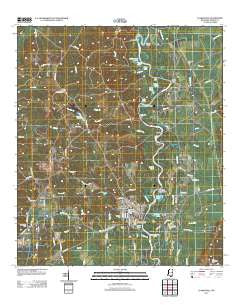 Leakesville Mississippi Historical topographic map, 1:24000 scale, 7.5 X 7.5 Minute, Year 2012
